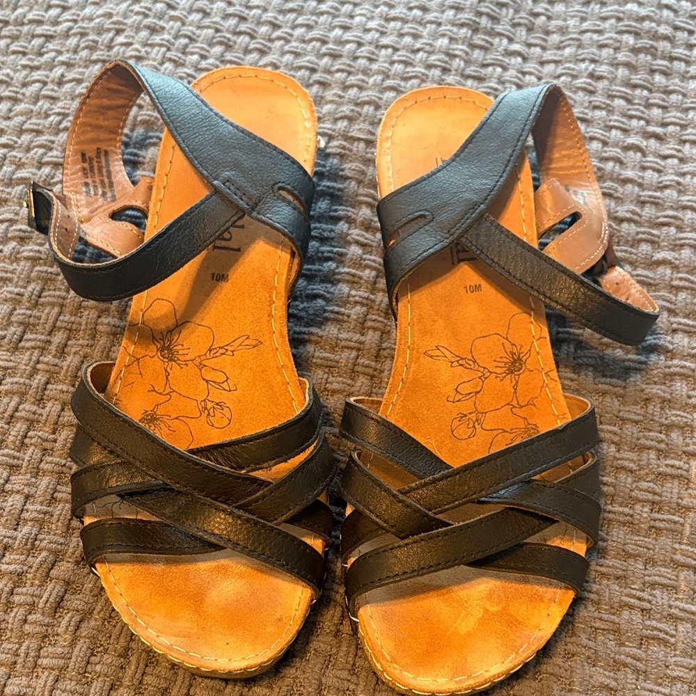 Black Strappy Sandals